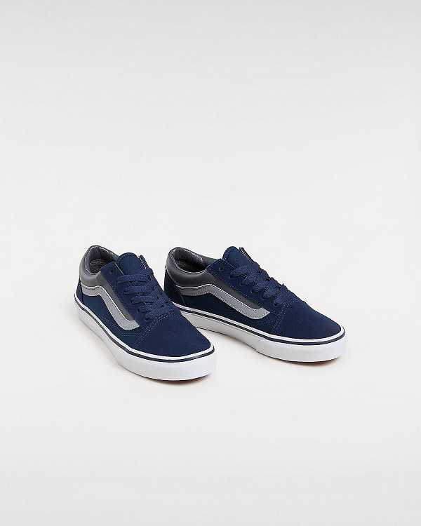 Blue Kids' Vans Old Skool (8-14 Years) Sneakers Australia | VN2175840