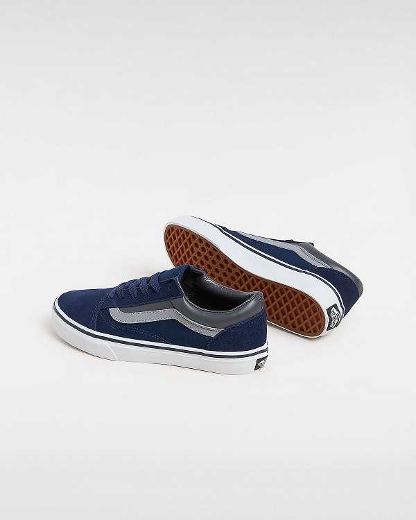 Blue Kids' Vans Old Skool (8-14 Years) Sneakers Australia | VN2175840