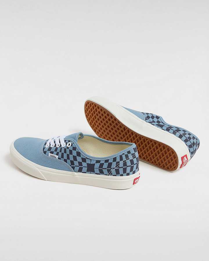 Blue Men Vans Authentic Sneakers Australia | VN9142356