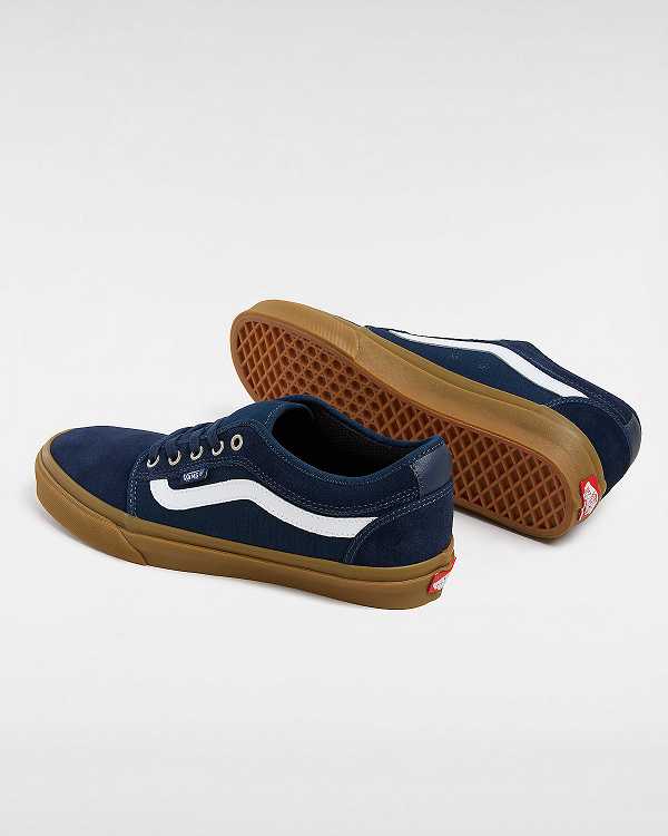 Blue Men Vans Chukka Low Sidestripe Skate Shoes Australia | VN6350217