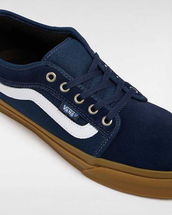 Blue Men Vans Chukka Low Sidestripe Skate Shoes Australia | VN6350217