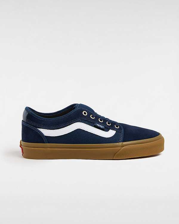 Blue Men Vans Chukka Low Sidestripe Skate Shoes Australia | VN6350217