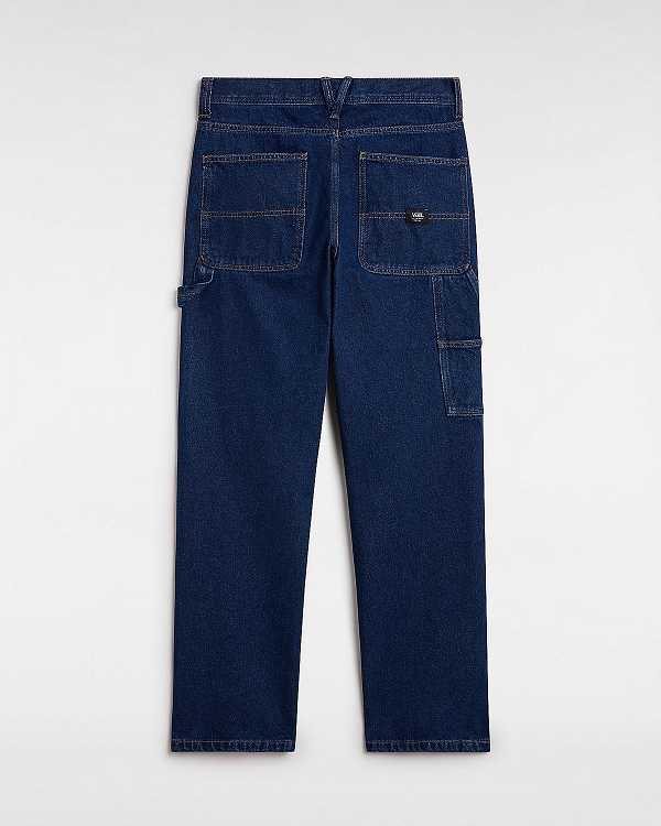 Blue Men Vans Drill Chore Relaxed Carpenter Pants Australia | VN4195328