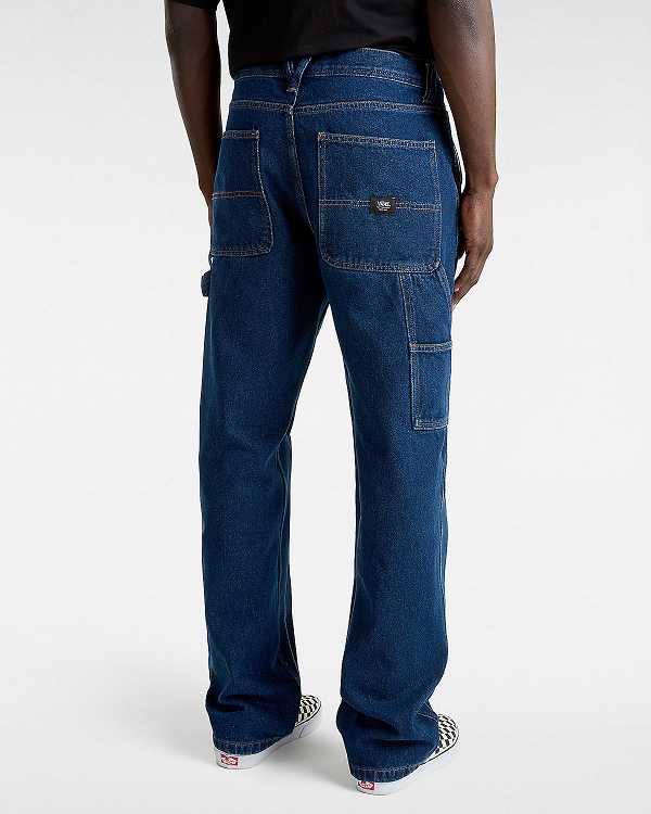 Blue Men Vans Drill Chore Relaxed Carpenter Pants Australia | VN4195328