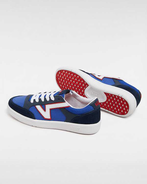 Blue Men Vans Lowland ComfyCush Tennis Shoes Australia | VN4981375