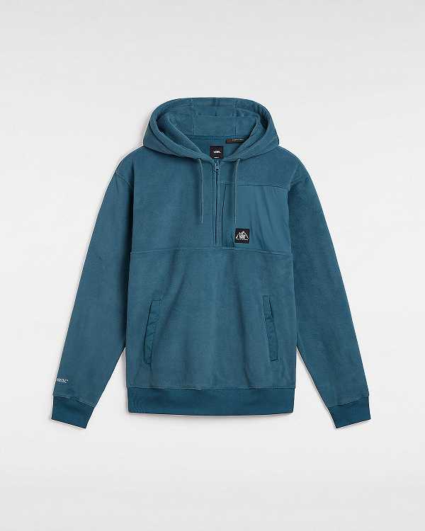 Blue Men Vans MTE Polartec Hoodie Australia | VN4130675