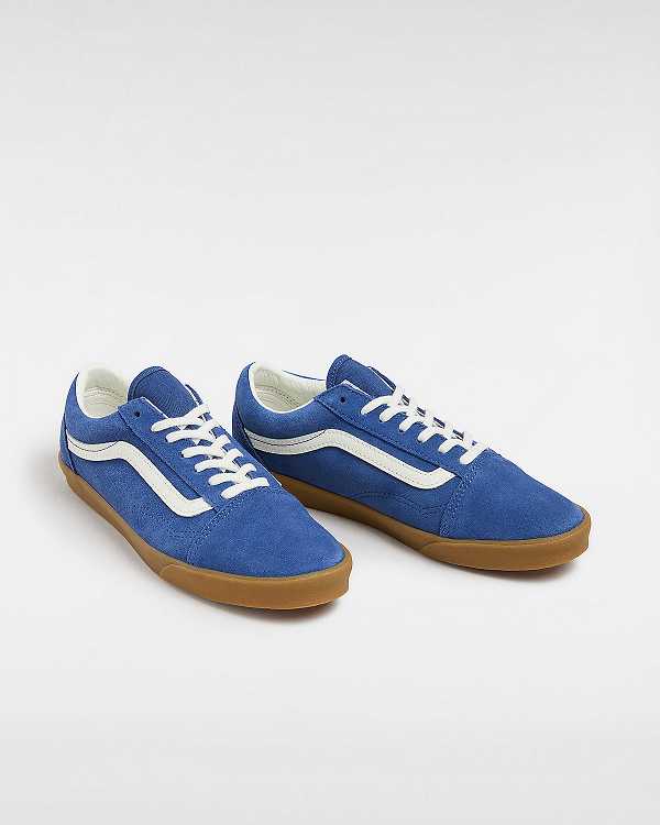 Blue Men Vans Old Skool Lowpro Sneakers Australia | VN6031849