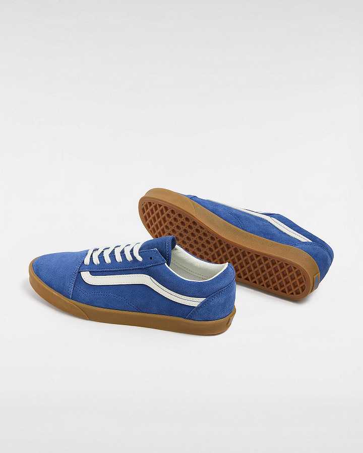 Blue Men Vans Old Skool Lowpro Sneakers Australia | VN6031849