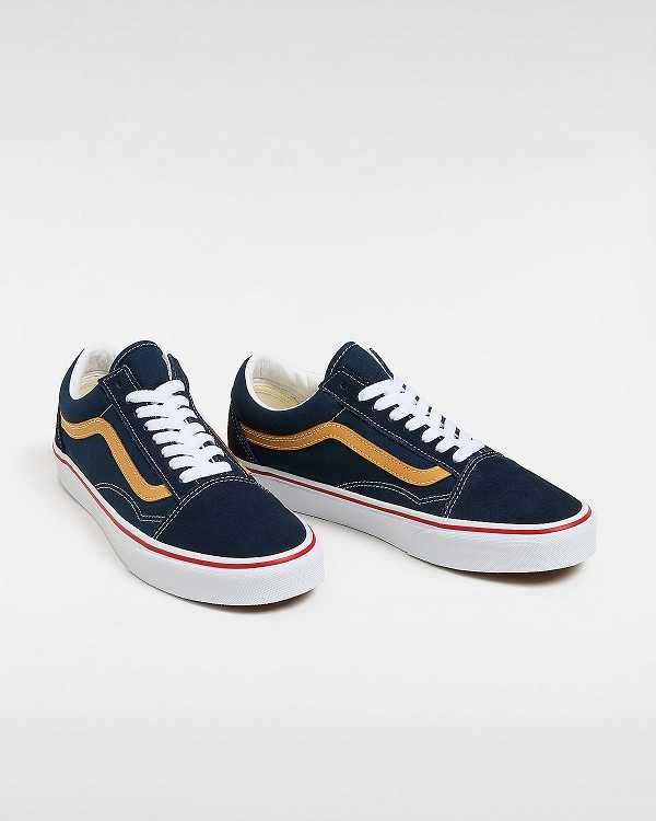 Blue Men Vans Old Skool Sneakers Australia | VN8654209