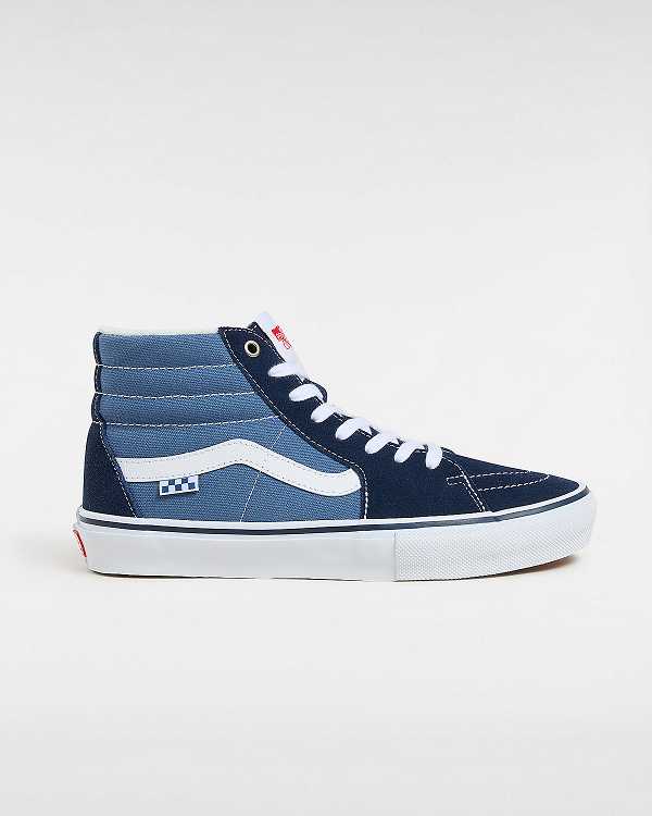 Blue Men Vans Sk8-Hi Skate Shoes Australia | VN8350279