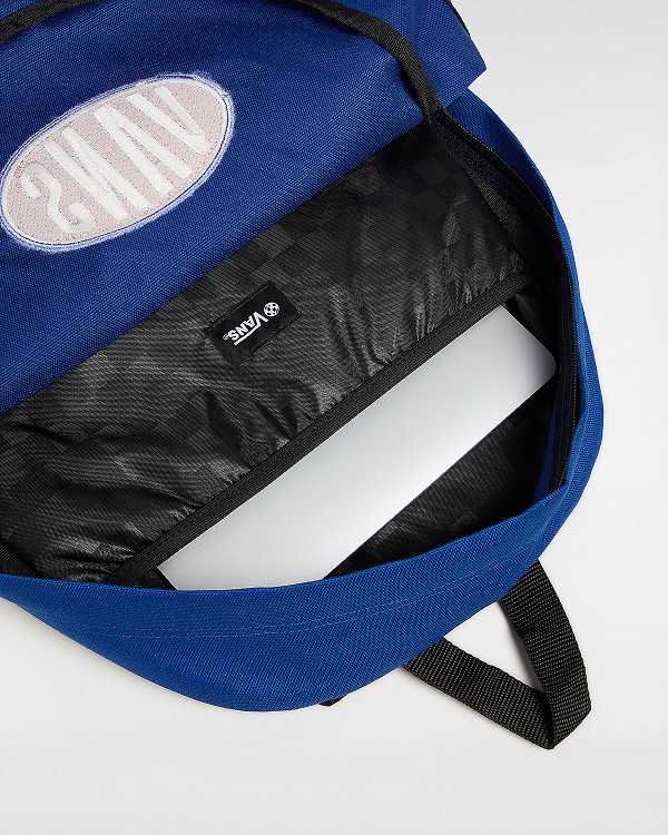 Blue Unisex Vans Old Skool Backpacks Australia | VN7802963