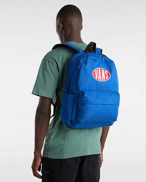 Blue Unisex Vans Old Skool Backpacks Australia | VN7802963