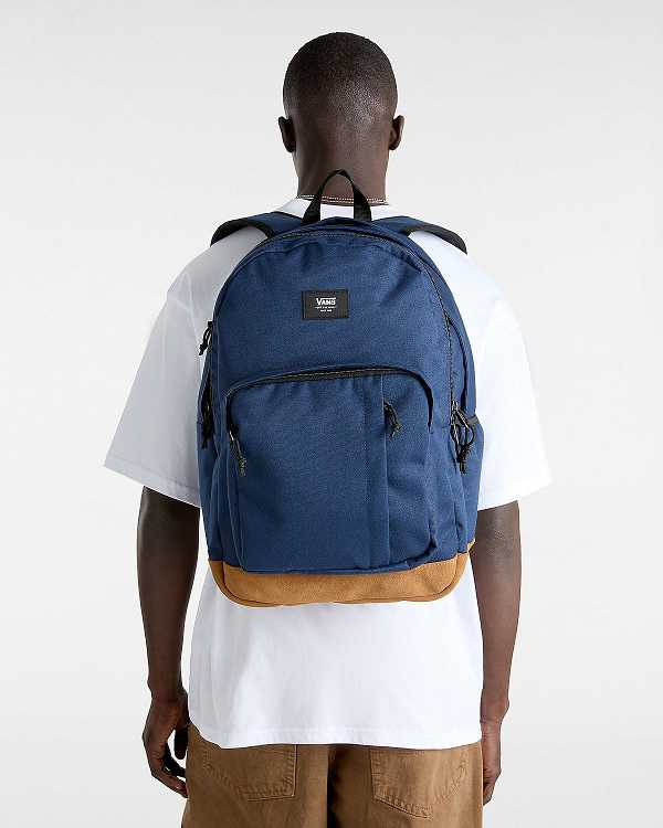 Blue Unisex Vans Old Skool Trek Backpacks Australia | VN8463029