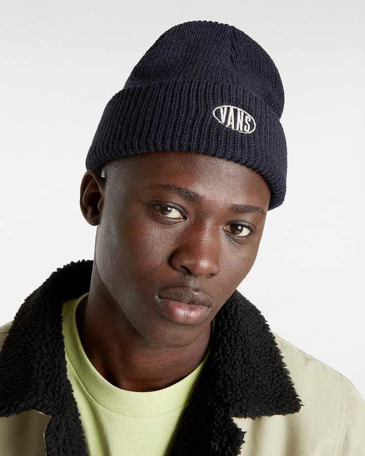 Blue Unisex Vans Spray On Cuff Beanie Australia | VN6142508