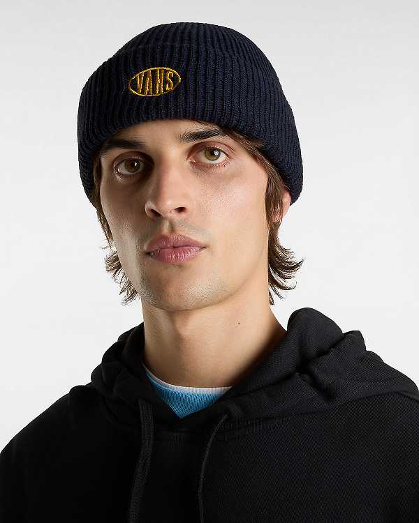 Blue Unisex Vans Spray On Cuff Beanie Australia | VN5430185