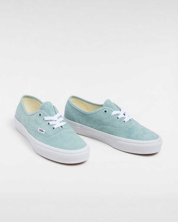 Blue Women Vans Authentic Pig Suede Sneakers Australia | VN9027681