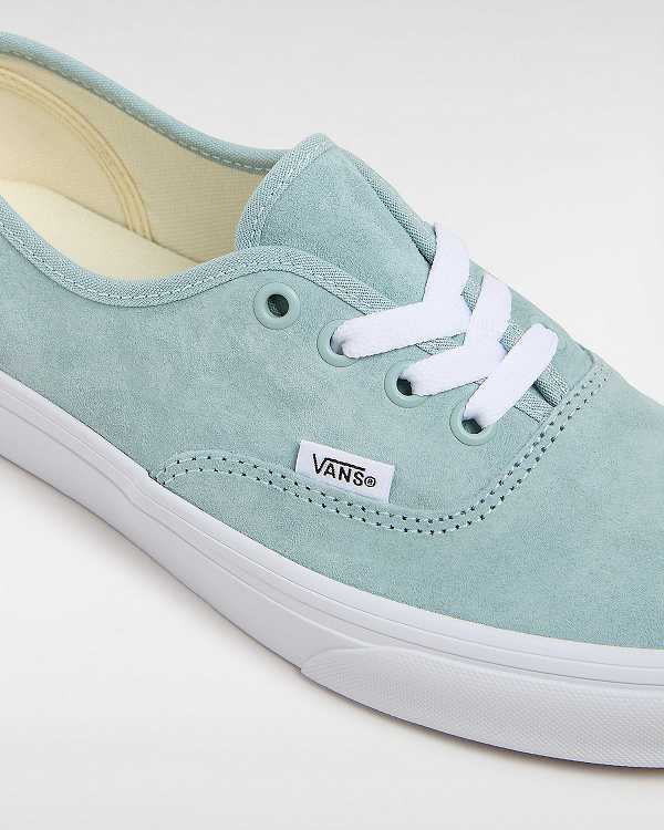 Blue Women Vans Authentic Pig Suede Sneakers Australia | VN9027681