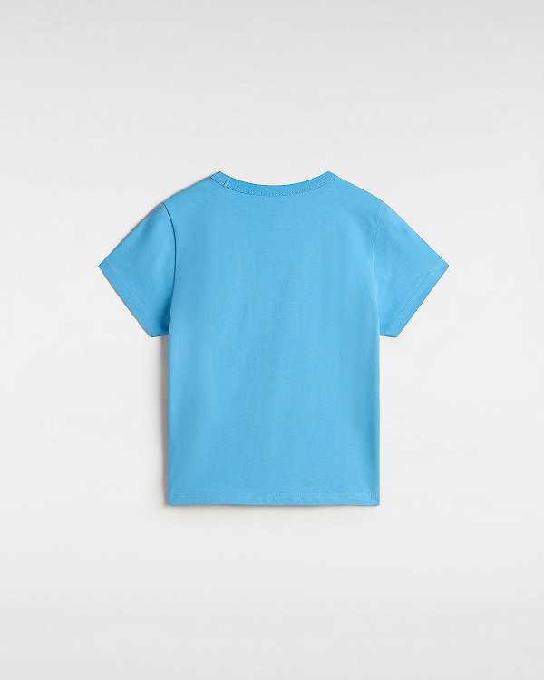 Blue Women Vans Basic mini T Shirts Australia | VN0849356