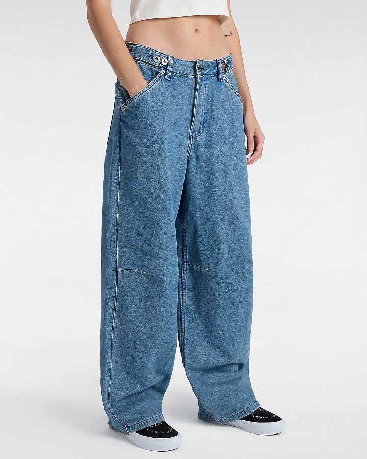 Blue Women Vans Curbside Pants Australia | VN1907684