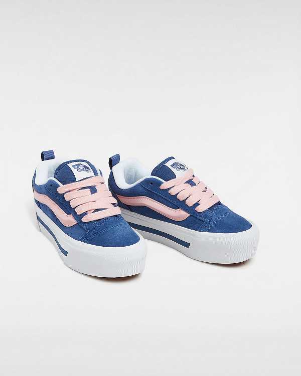 Blue Women Vans Knu Stack Sneakers Australia | VN5328769