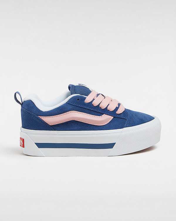 Blue Women Vans Knu Stack Sneakers Australia | VN5328769