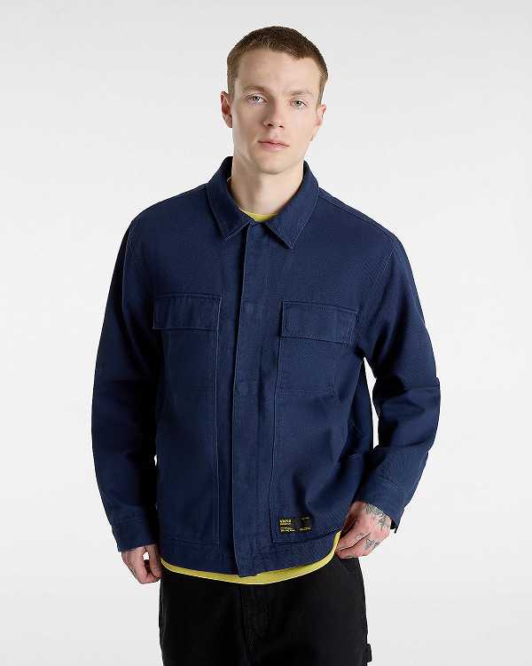 Blue Women Vans Mcavoy Station Jacket Australia | VN8472195