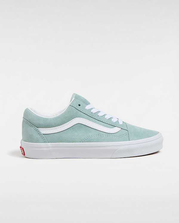 Blue Women Vans Old Skool Pig Suede Sneakers Australia | VN6057412