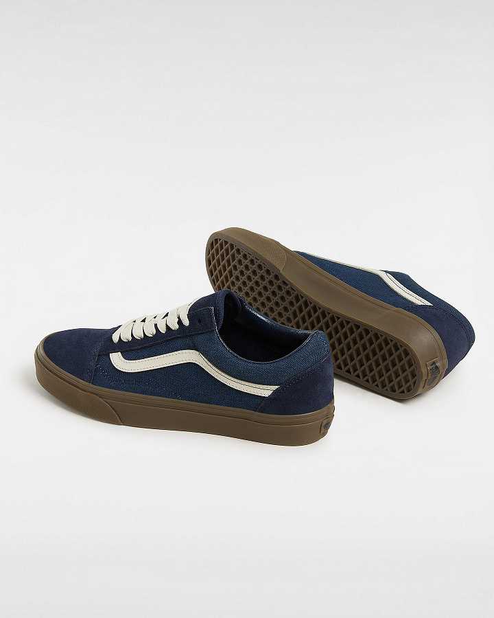 Blue Women Vans Old Skool Sneakers Australia | VN1806953