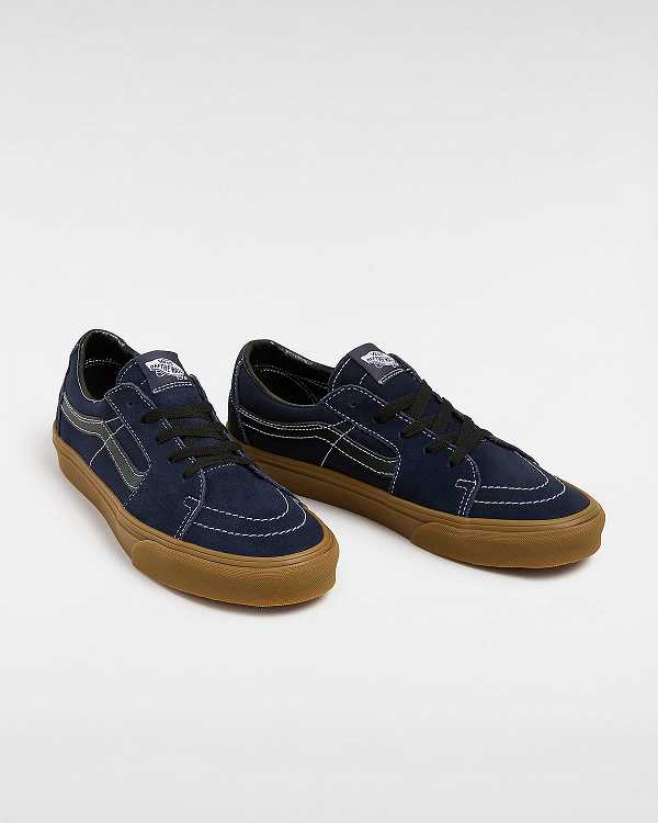 Blue Women Vans Sk8-Low Sneakers Australia | VN7930514