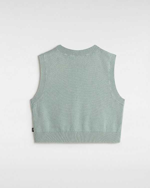 Blue Women Vans Syd Sweater Vest Australia | VN3568127