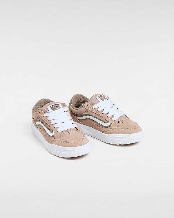 Brown Kids' Vans Hylane SUEDE Warm Taupe (4-8 years) Sneakers Australia | VN5479201