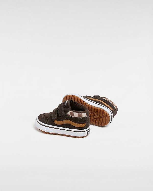 Brown Kids' Vans MTE Sk8-Mid Reissue Hook and Loop (1-4 Years) Sneakers Australia | VN0614783