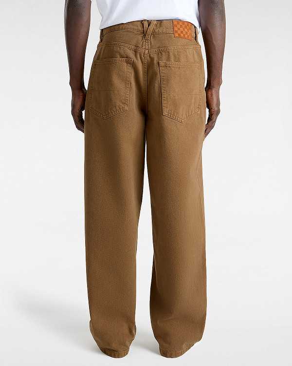 Brown Men Vans Check-5 Baggy Pants Australia | VN4708692