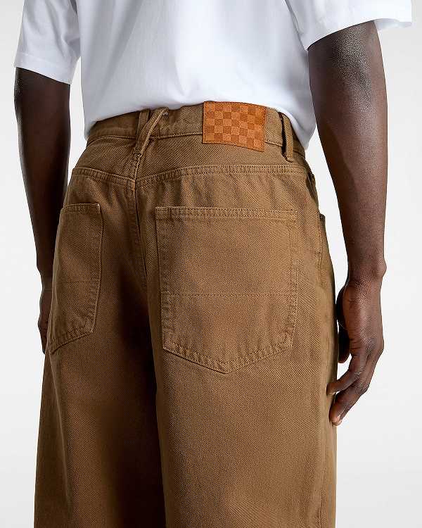 Brown Men Vans Check-5 Baggy Pants Australia | VN4708692