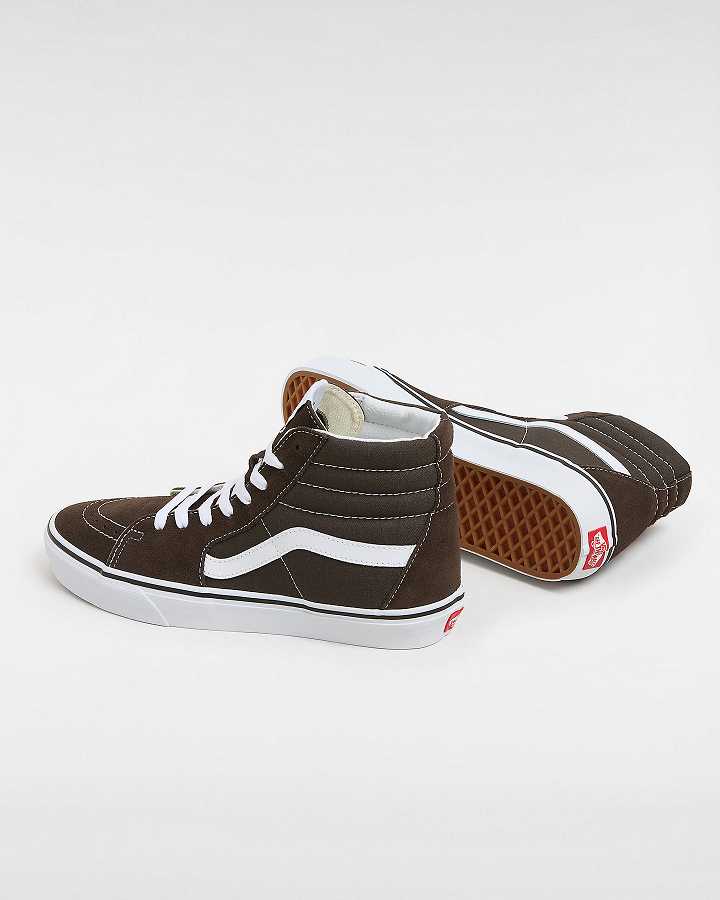 Brown Men Vans Colour Theory Sk8-Hi Sneakers Australia | VN1827359