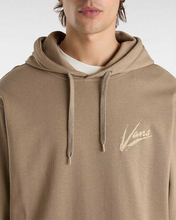 Brown Men Vans Dettori Loose Hoodie Australia | VN8601425