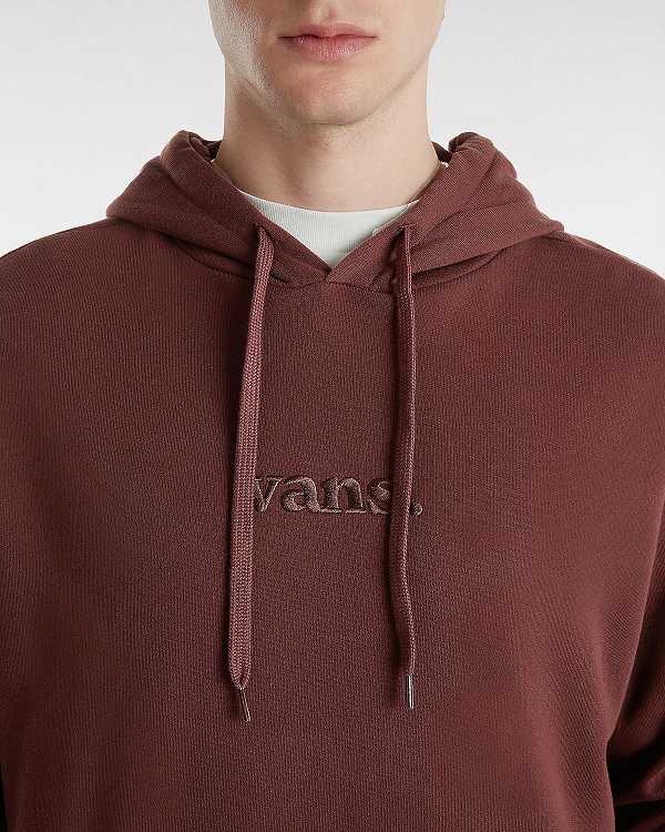 Brown Men Vans Essential Relaxed Hoodie Australia | VN0458793