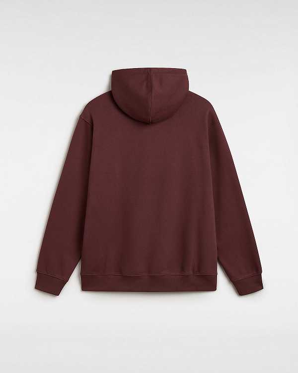 Brown Men Vans Extra Strength Loose Hoodie Australia | VN2089573