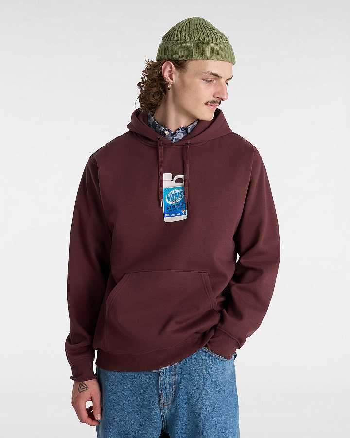 Brown Men Vans Extra Strength Loose Hoodie Australia | VN2089573