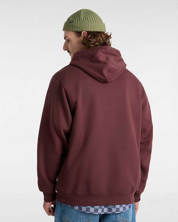 Brown Men Vans Extra Strength Loose Hoodie Australia | VN2089573