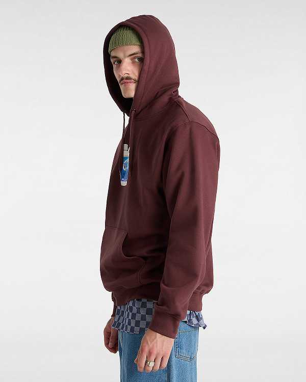 Brown Men Vans Extra Strength Loose Hoodie Australia | VN2089573