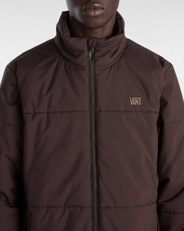 Brown Men Vans MTE Norris Puffer Jacket Australia | VN6274950