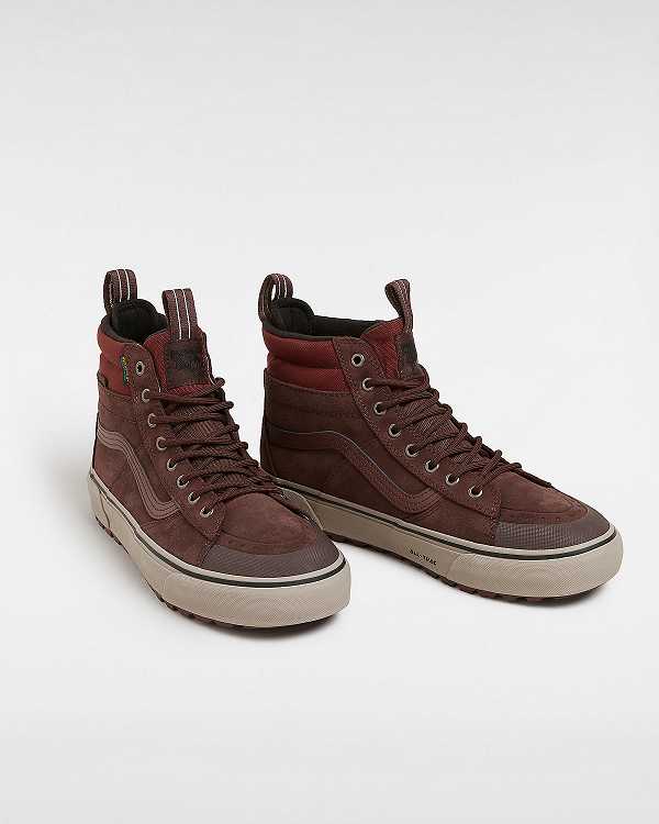 Brown Men Vans MTE Sk8-Hi Waterproof Shoes Australia | VN3180645