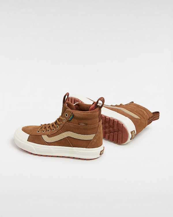 Brown Men Vans MTE Sk8-Hi Waterproof Shoes Australia | VN0237815