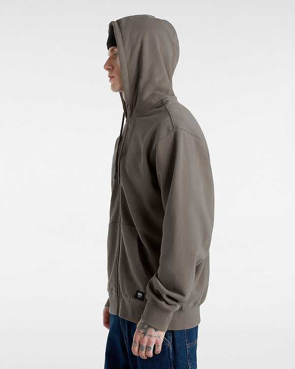 Brown Men Vans Original Standards Loose Hoodie Australia | VN8146739