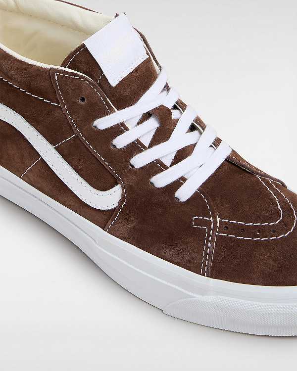 Brown Men Vans Premium Sk8-Mid 83 Sneakers Australia | VN3718045