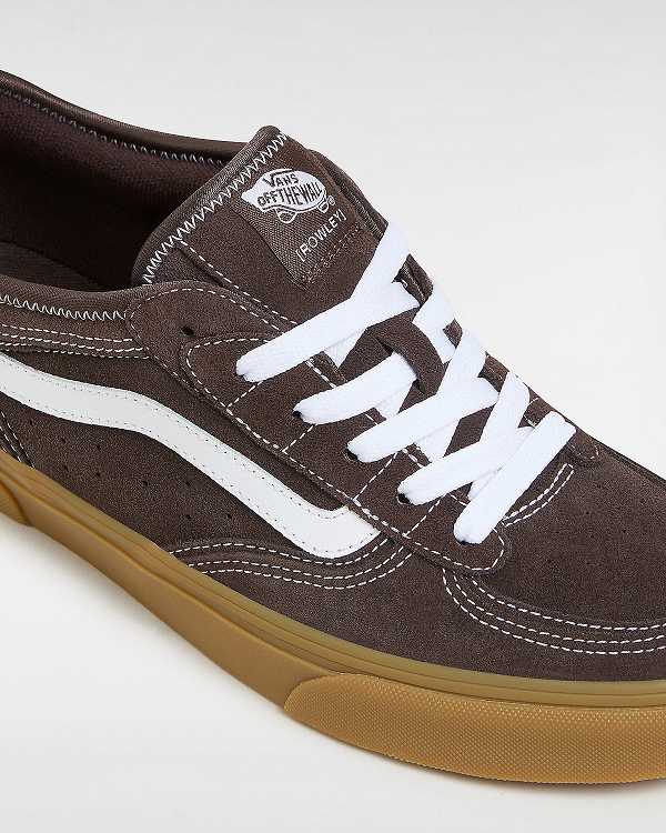 Brown Men Vans Rowley Classic Sneakers Australia | VN4215937