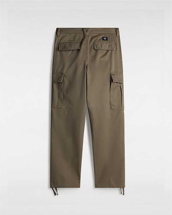 Brown Men Vans Service Cargo Loose Tapered Pants Australia | VN4395216