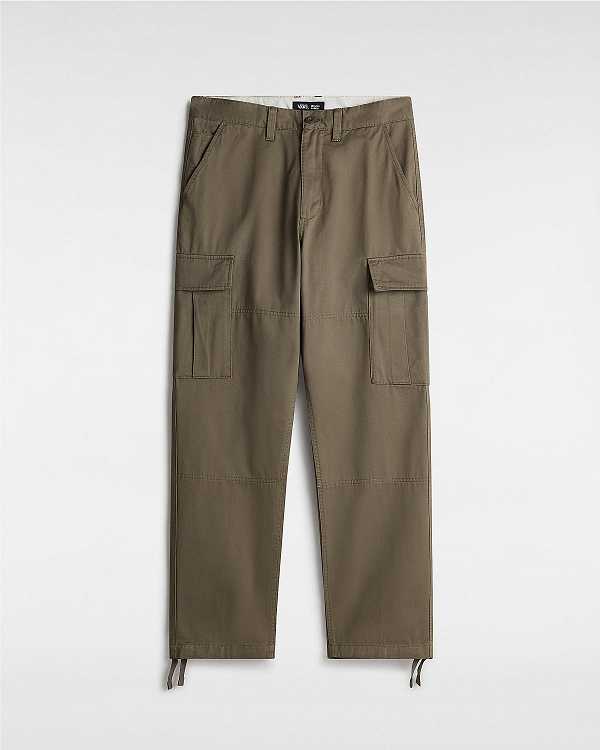 Brown Men Vans Service Cargo Loose Tapered Pants Australia | VN4395216