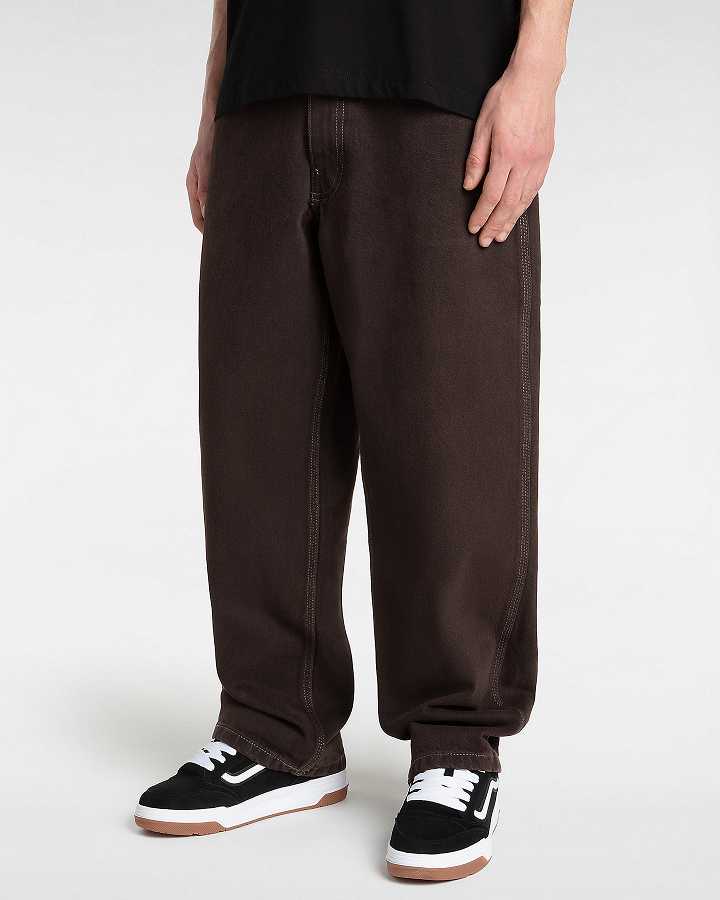 Brown Men Vans Skate Check-5 Loose Pants Australia | VN6924701